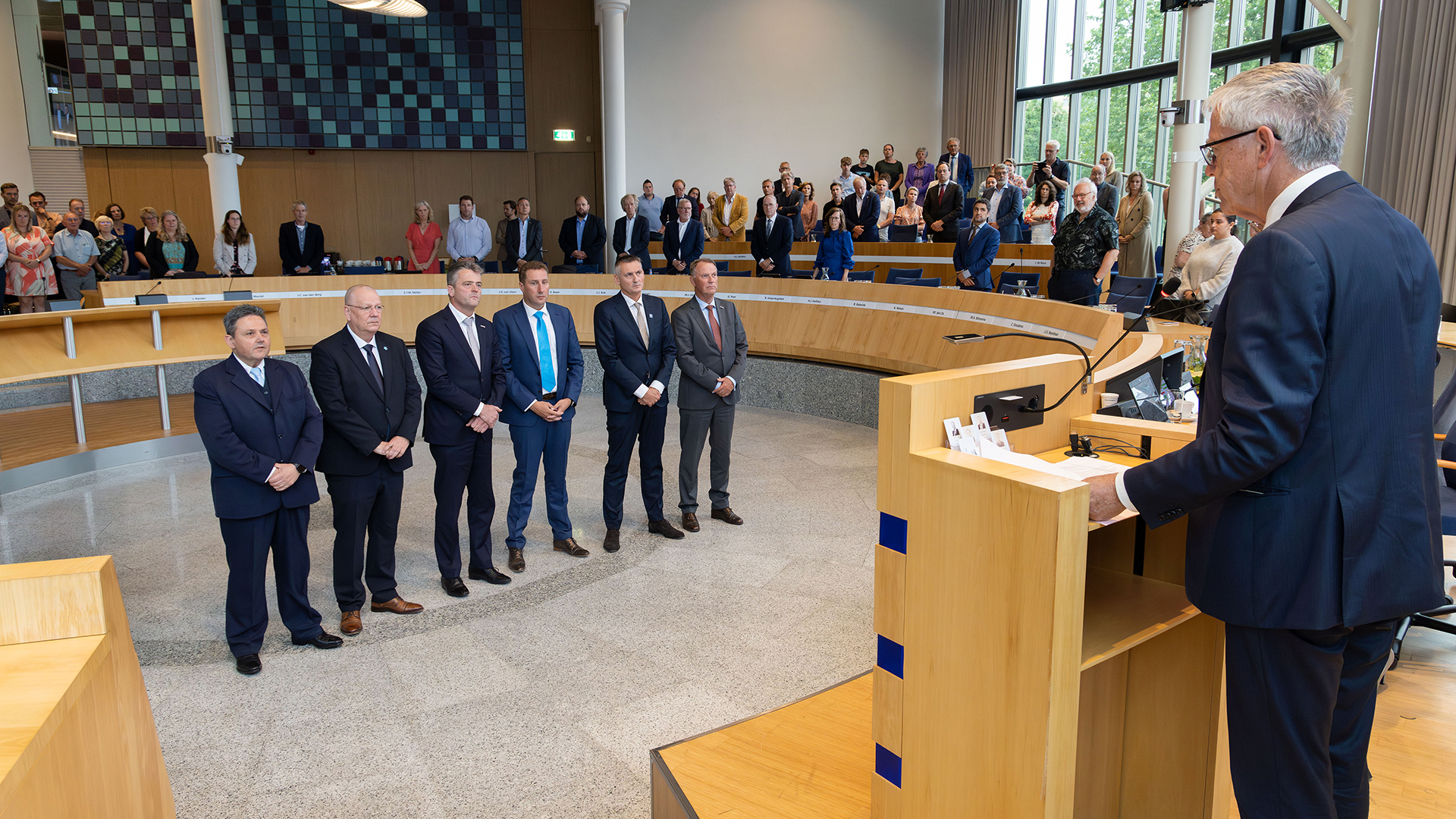 Leden nieuw college van Gedeputeerde Staten beëdigd Provincie Flevoland