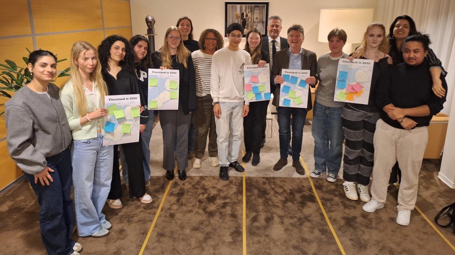 Jongeren bij de participatieavond op 23 maart 2026