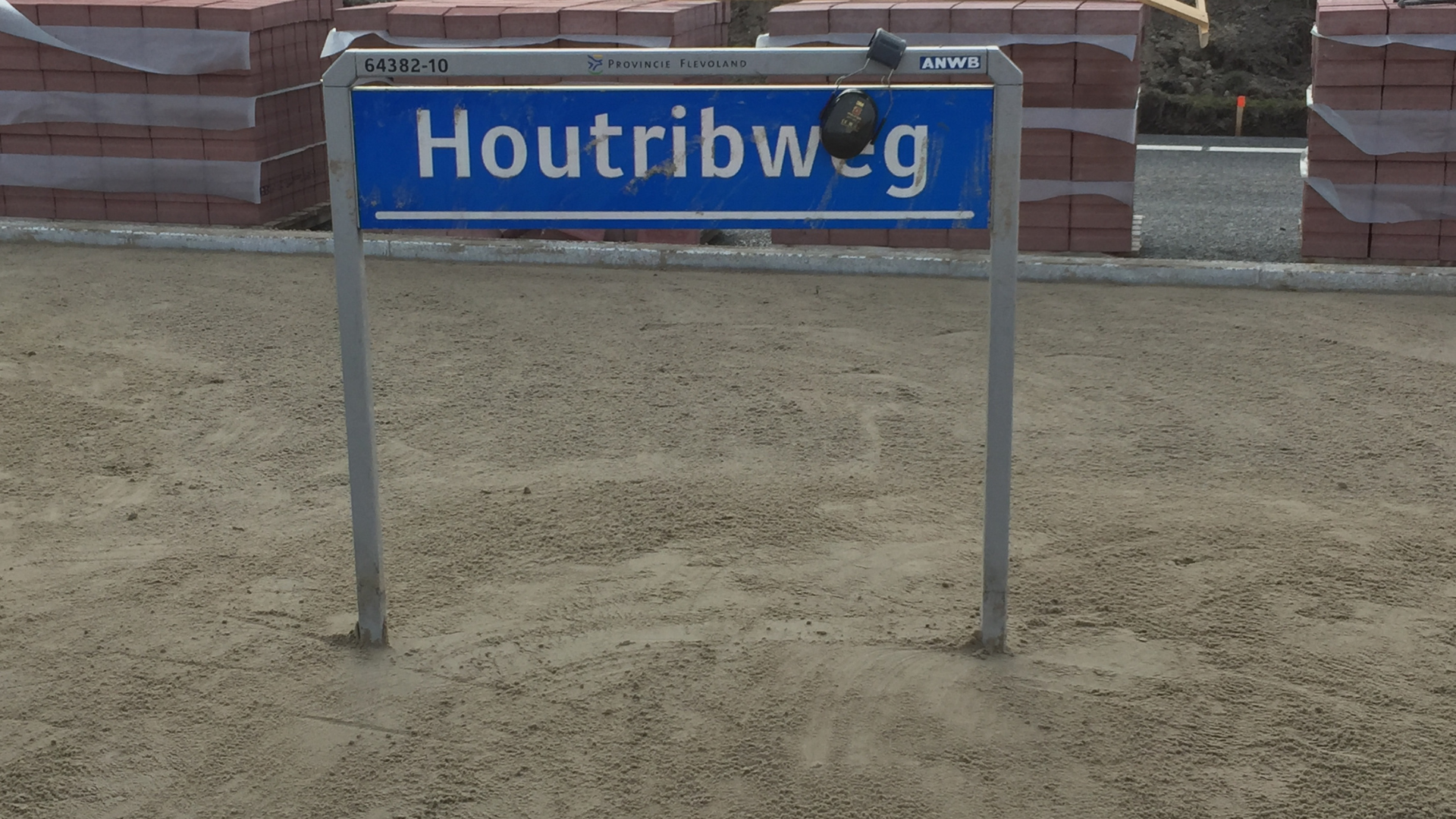 Verkeersbord Houtribweg