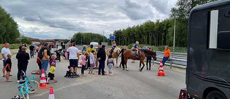 Open dagen Hogering en Ganzenweg-Knardijk 28 augustus 2022 -  Ponyrijden