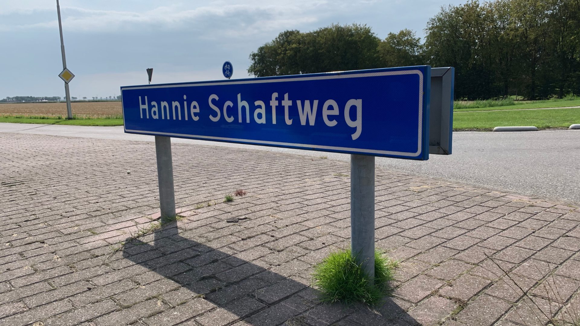 Verkeersbord Hannie Schaftweg